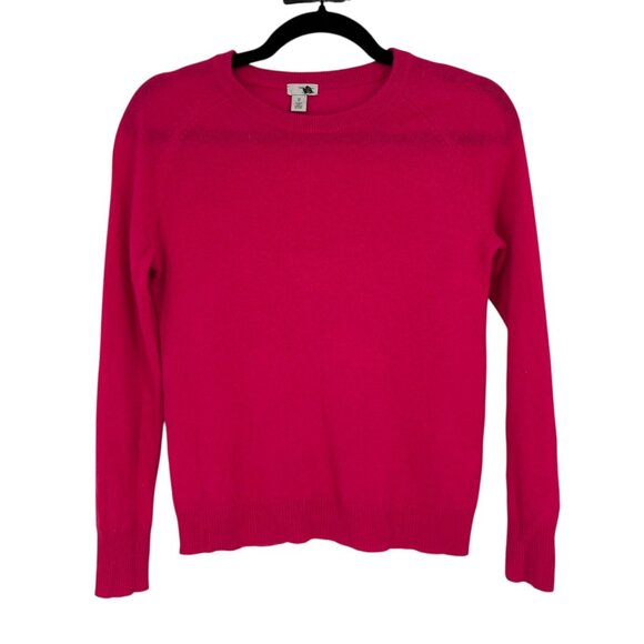 Halogen Cashmere Crewneck Sweater Pink Size XS - Picture 1 of 7